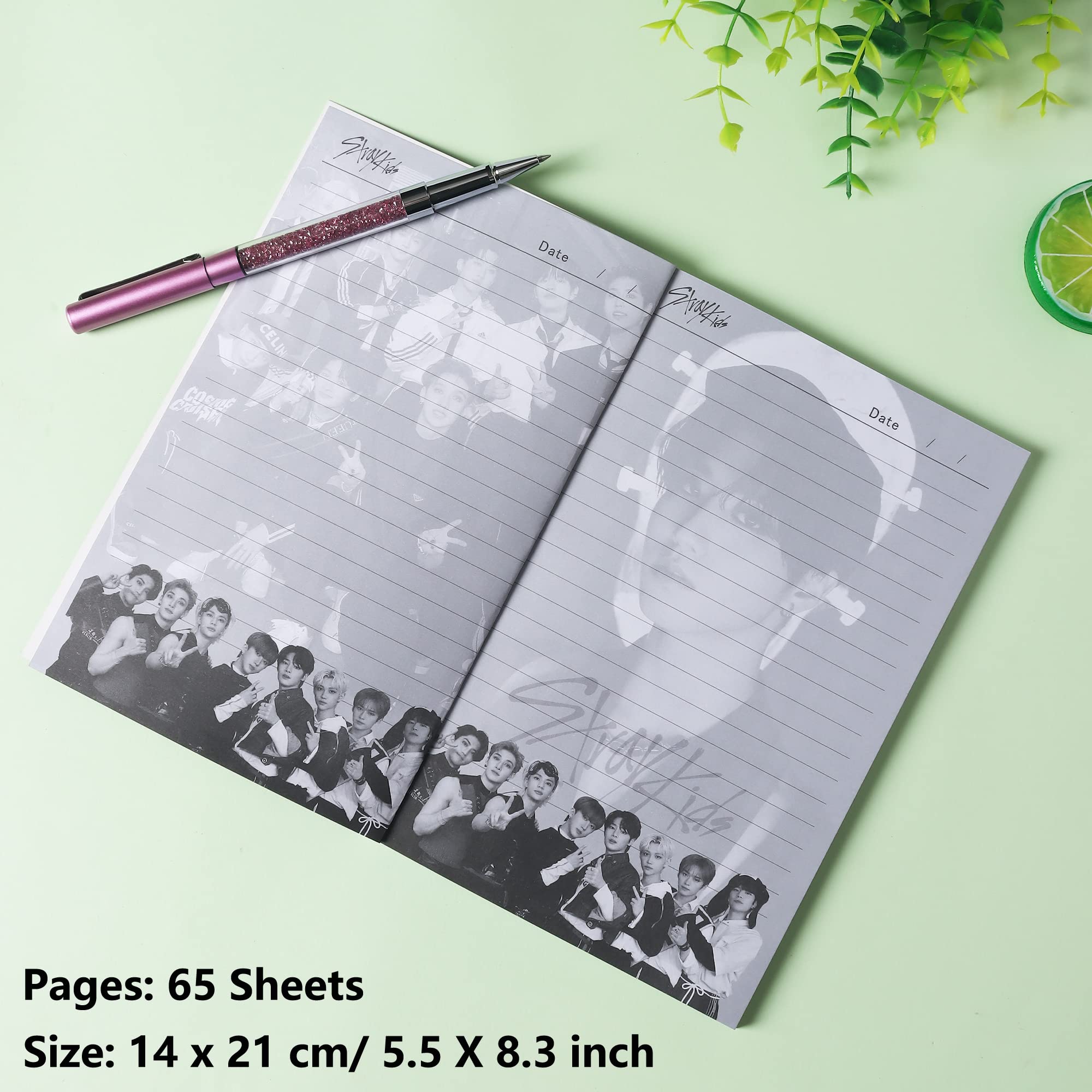 Liphontcta 2 Pack Kpop Stray Kids Merch Notebook, Stray Kids School Supplies for GiftsGarden Sculpture Outdoor Decoration