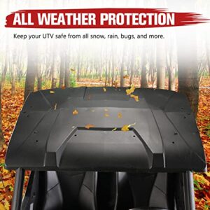 Maverick Trail Sport Commander Roof Top, A & UTV PRO 2 Pieces Combination Hard Roof Top for 2018-2023 Can-Am Maverick Sport/Trail, 2021-2023 Can-Am Commander Accessories, Replace OEM # 715006218