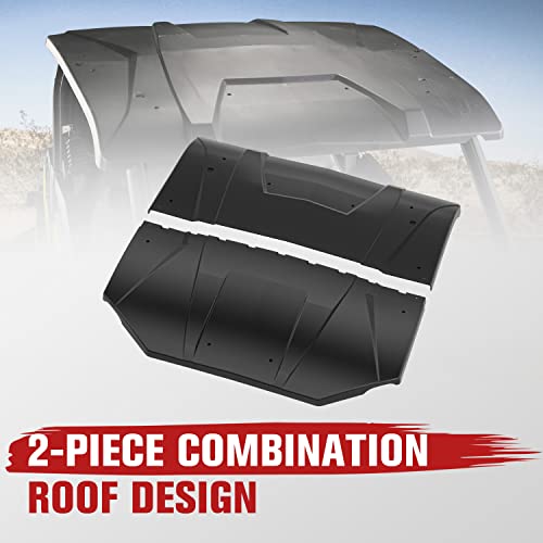 Maverick Trail Sport Commander Roof Top, A & UTV PRO 2 Pieces Combination Hard Roof Top for 2018-2023 Can-Am Maverick Sport/Trail, 2021-2023 Can-Am Commander Accessories, Replace OEM # 715006218