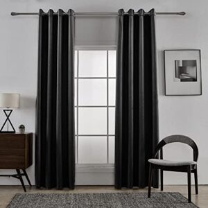 HISAFEA Velvet Curtains for Bedroom and Living Room,Blackout Curtains,2 Panels Set,Grommet Window Drapes 52x84 inchs