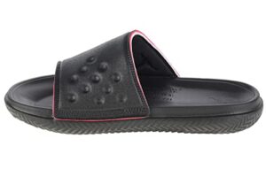 nike men's jordan play slide black-photon dust-university red (dc9835 060) sandals - black slides (us_footwear_size_system, adult, men, numeric, medium, numeric_8)