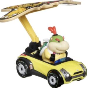 Hot Wheels Mariokart Bowser Jr. Sports Coupe + Bowser Kite