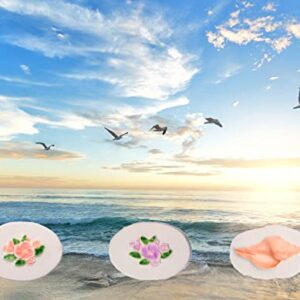 Biodegradable Urn for Human Ashes, Water Burial Urn, Urn Floats in Water, Urn for Cremation, Ocean Water Scattering Urn for Ashes, Floating Urn, Earth Memorials (Keepsake Elite® Pink Flower Y-01)