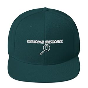 paranormal investigator hat | ghost hunting gear - - classic snapback - fun design