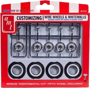 amt parts packs - kh wire wheels & tires parts pack