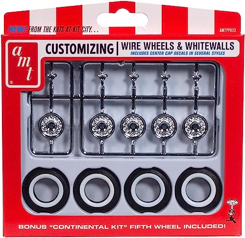 AMT Parts Packs - KH Wire Wheels & Tires Parts Pack