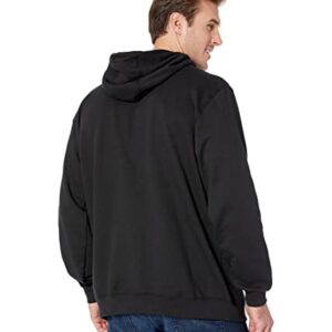 Carhartt Men's Loose Fit Midweight Camo Logo Graphic Sweatshirt, Black, Large