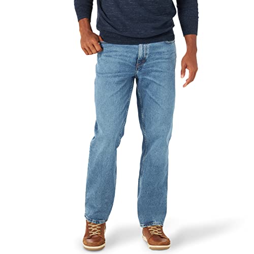 Lee Men's Legendary Relaxed Straight Jean, True Blue, 40W x 30L