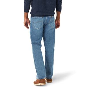 Lee Men's Legendary Relaxed Straight Jean, True Blue, 40W x 30L