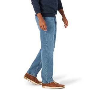 Lee Men's Legendary Relaxed Straight Jean, True Blue, 40W x 30L