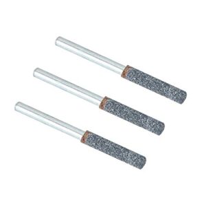 gowenic 3pcs burr grinding stone file, sharpening tool for rotating tool, fine workmanship, for 12v electric mini grinder