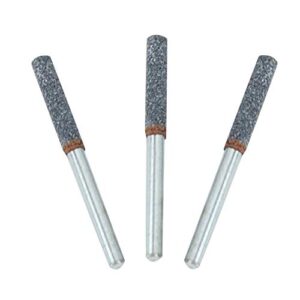 GOWENIC 3Pcs Burr Grinding Stone File, Sharpening Tool for Rotating Tool, fine Workmanship, for 12V Electric Mini Grinder