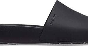 Crocs Women's Splash Slides Sandal, Black, 7