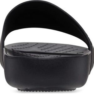 Crocs Women's Splash Slides Sandal, Black, 7