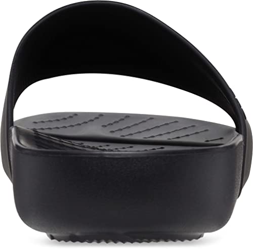 Crocs Women's Splash Slides Sandal, Black, 7