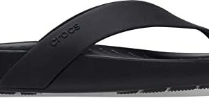 Crocs Women's Splash Flip Flops, Black, 7