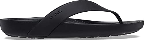 Crocs Women's Splash Flip Flops, Black, 7