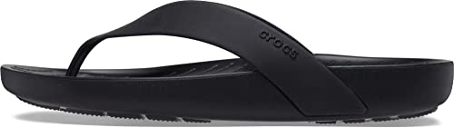 Crocs Women's Splash Flip Flops, Black, 7