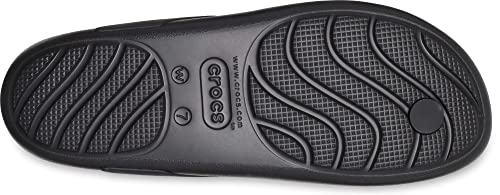 Crocs Women's Splash Flip Flops, Black, 7