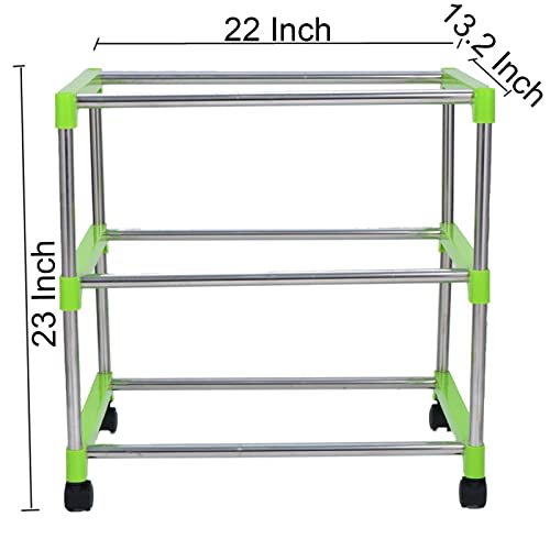 3 Layers Seed Sprouting Kit with 6-Pack Seed Sprouter Tray BPA Free for Alfalfa Sprouts Wheatgrass Grower Sprouting, Stainless Steel Shelf Seed Sprouting Tray