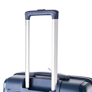 Rockland Vienna Hardside Luggage with Spinner Wheels, Navy, 3-Piece Set (20/24/28)