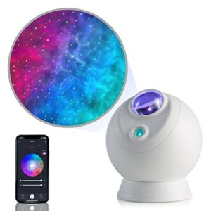 blisslights sky lite evolve - star projector, galaxy projector, led nebula lighting, wifi app, for meditation, relaxation, gaming room, home theater, and bedroom night light gift (green stars)