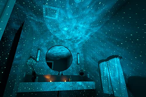 BlissLights Sky Lite Evolve - Star Projector, Galaxy Projector, LED Nebula Lighting, WiFi App, for Meditation, Relaxation, Gaming Room, Home Theater, and Bedroom Night Light Gift (Green Stars)