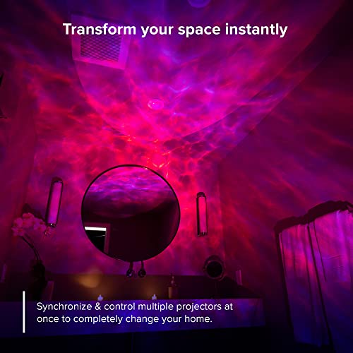 BlissLights Sky Lite Evolve - Star Projector, Galaxy Projector, LED Nebula Lighting, WiFi App, for Meditation, Relaxation, Gaming Room, Home Theater, and Bedroom Night Light Gift (Green Stars)