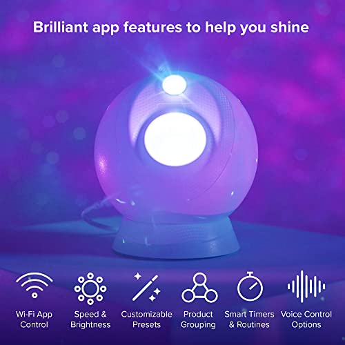 BlissLights Sky Lite Evolve - Star Projector, Galaxy Projector, LED Nebula Lighting, WiFi App, for Meditation, Relaxation, Gaming Room, Home Theater, and Bedroom Night Light Gift (Green Stars)