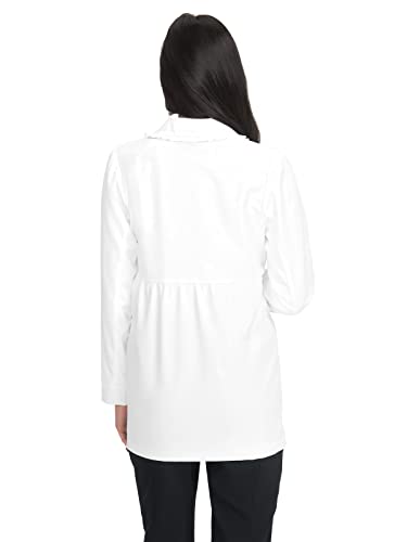 KOI Betsey Johnson B403 Women's Juniper Lab Coat White XS