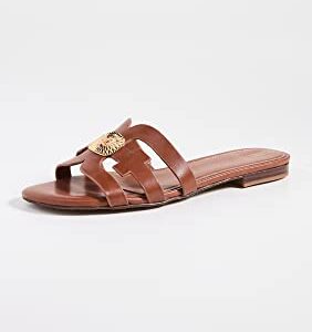 Sam Edelman Women's Bay Flat Sandal, Dk Bourbon Radiant, 8.5