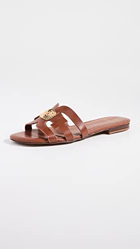 Sam Edelman Women's Bay Flat Sandal, Dk Bourbon Radiant, 8.5