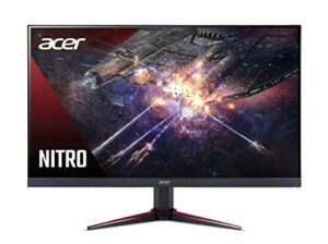 acer nitro vg240y sbiip 23.8” full hd (1920 x 1080) ips gaming monitor | amd freesync technology | 165hz refresh rate | up to 0.5ms | 99% srgb | 1 x display port 1.2 & 2 x hdmi 2.0,black