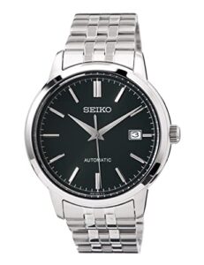 seiko men's analog automatic watch with stainless steel strap srph89k1, green