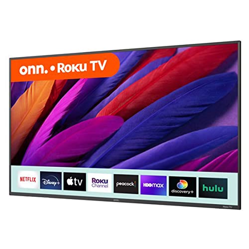 ONN 50-Inch Class 4K UHD (2160P) LED Smart TV HDR Compatible with Netflix, Disney+, Apple TV, Compatible with Alexa and Google Assistant + Wall Mount Included (No Stands) 100012585 (Renewed)