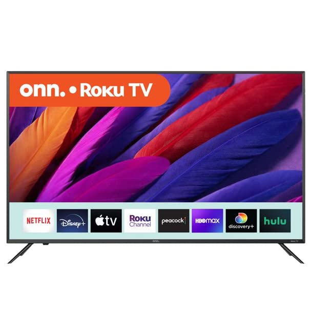 ONN 50-Inch Class 4K UHD (2160P) LED Smart TV HDR Compatible with Netflix, Disney+, Apple TV, Compatible with Alexa and Google Assistant + Wall Mount Included (No Stands) 100012585 (Renewed)