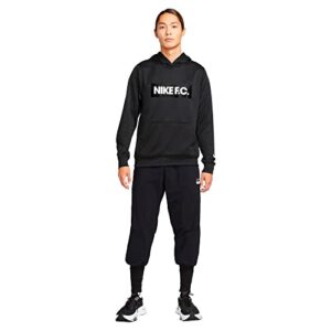 Nike Men's F.C. Dri-FIT Libero Pullover Soccer Hoodie (as1, alpha, x_l, regular, regular, Standard, Black, X-large)