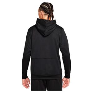 Nike Men's F.C. Dri-FIT Libero Pullover Soccer Hoodie (as1, alpha, x_l, regular, regular, Standard, Black, X-large)