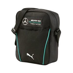 mercedes-amg petronas formula 1 team f1 puma portable shoulder bag (black)