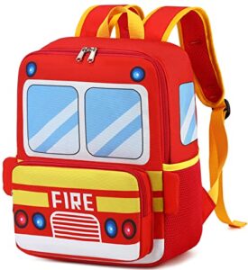 kids backpack for boys girls preschool bookbags 3d cartoon daycare toddler bags 13 inch 3-6 years