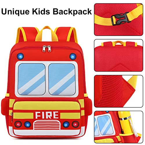 Kids Backpack for Boys Girls Preschool Bookbags 3D Cartoon Daycare Toddler Bags 13 inch 3-6 Years