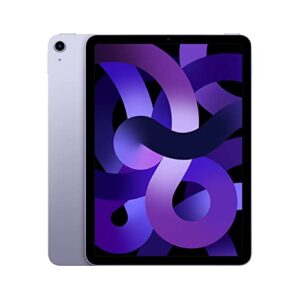 early 2022 apple ipad air (10.9-inch, wi fi, 64gb) purple (renewed)