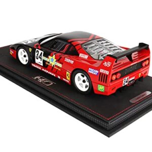 BBR Ferrari F40 LM #34 JGTC Japan Grand Touring Car Championship (1995) with Display CASE Ltd Ed to 99 Pieces Worldwide 1/18 Model Car P 18139 D