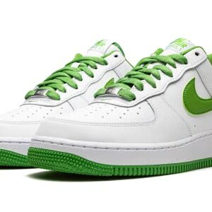 Nike mens Air Force 1 '07, White/Chlorophyll, 10.5