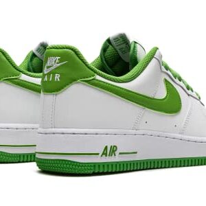 Nike mens Air Force 1 '07, White/Chlorophyll, 10.5