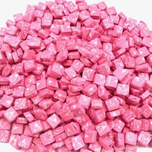 Pink Strawberry Starburst 3LB Bulk Wrapped Taffy Candy 5-Star Compatible