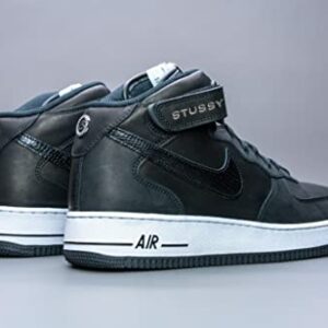 Nike Mens Air Force 1 Mid DJ7840 001 Stussy - Black - Size 8