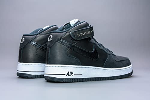 Nike Mens Air Force 1 Mid DJ7840 001 Stussy - Black - Size 8