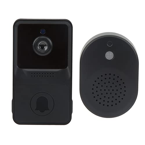 Wireless Video Doorbell Camera, Smart Ring Video Doorbell 2.4GHz WiFi Doorbell Security Camera with Motion Detector, 2 Way Audio, 800 Mah Lithium Battery, Door Bell Ringer for Home, Hotel