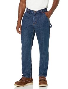 carhartt men's big & tall loose fit utility jean, canal, 46w x 32l